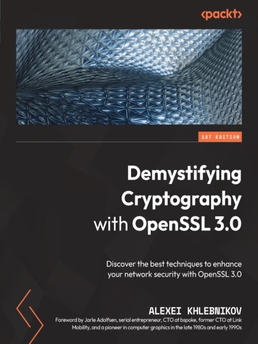 Cover image for Demystifying Cryptography with OpenSSL 3.0